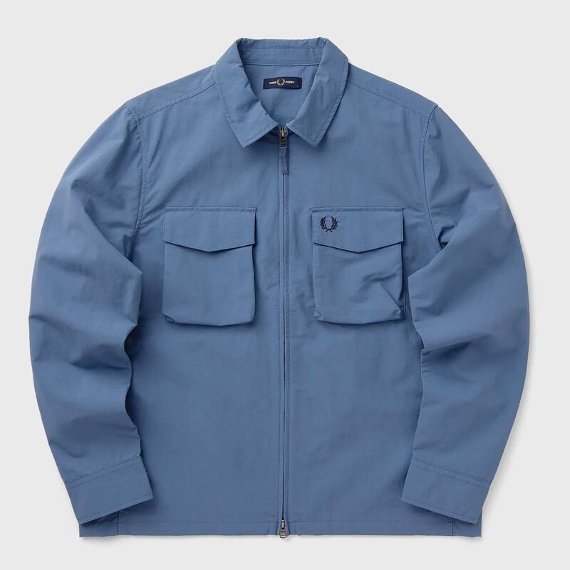 Fred Perry Ripstop Pocket Overshirt image number 2